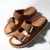 hawaii sandales velours mandorla