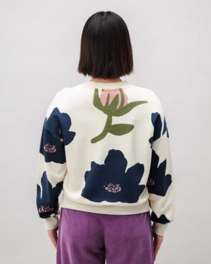 flower rounded sweat brava