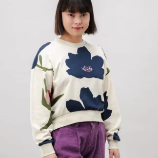 flower rounded sweat brava