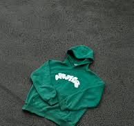 bubble green hoodie