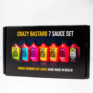 crazy bastard sauce coffret noir hot sauce