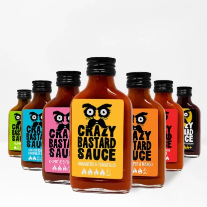 crazy bastard sauce coffret noir hot sauce