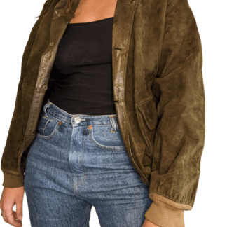 Blouson en cuir tupp & taurek vintage