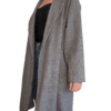 manteau long gris zara