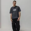 tshirt oversize gris rune nwhr face ()