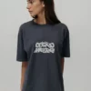tshirt oversize gris rune nwhr femme ()