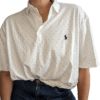 Polo blanc ralph lauren vintage