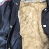 veste blouson racing noir vintage