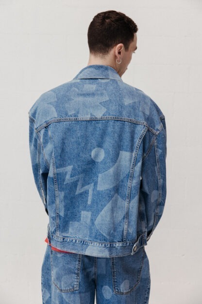 Veste laser denim marco oggian nwhr