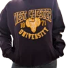 sweat tiers zippé violet jaune () min