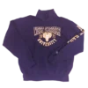 sweat tiers zippé violet jaune () min