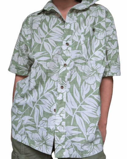chemisette vintage hawaiienne
