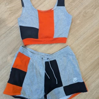 set de sport upcyclé piece unique adidas