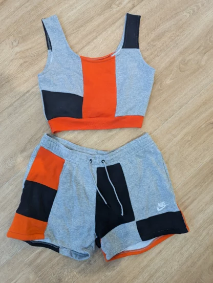 set de sport upcyclé piece unique adidas