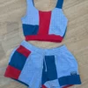 set de sport upcyclé piece unique adidas