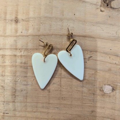 boucles d'oreilles marguerite bijoux inox doré