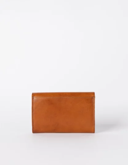 porte feuille en cuir jo omybag cognac