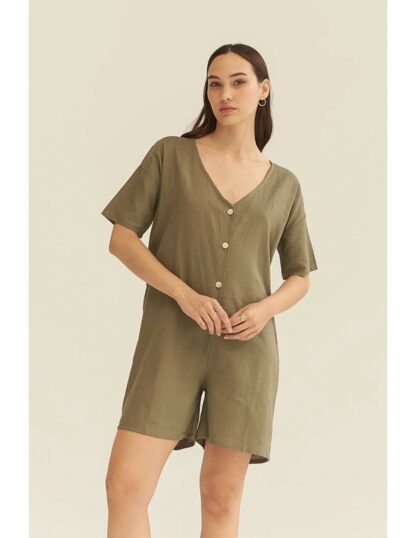Combishort été lin dicty